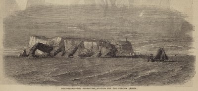 Heligoland, Yabancı Lejyon için Asker Alma İstasyonu (gravür) by English School
