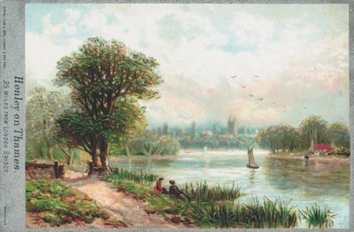 Henley Thames Nehri üzerinde by English School