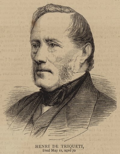 Henri de Triqueti (gravür) by English School