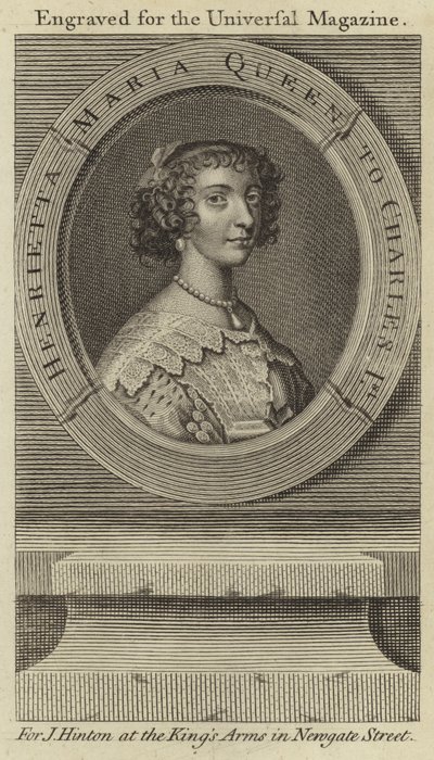 Henrietta Maria, I. Charles Kraliçesi by English School