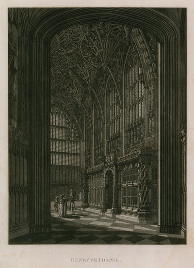 Henry 7 Şapeli, Westminster Abbey, Londra by English School