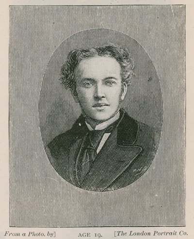 Henry Arthur Jones, oyun yazarı, 19 yaşında by English School
