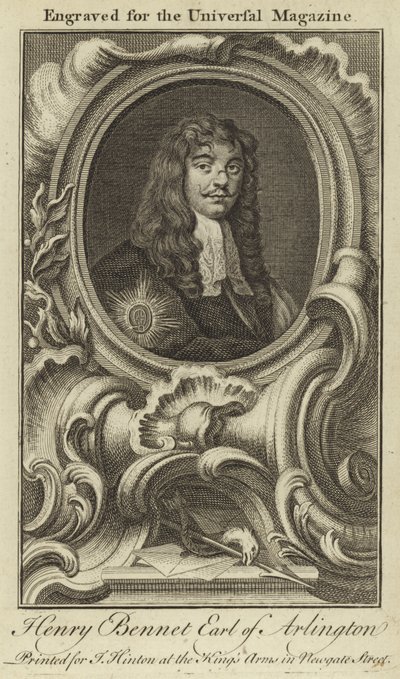 Henry Bennet, Arlington Kontu by English School