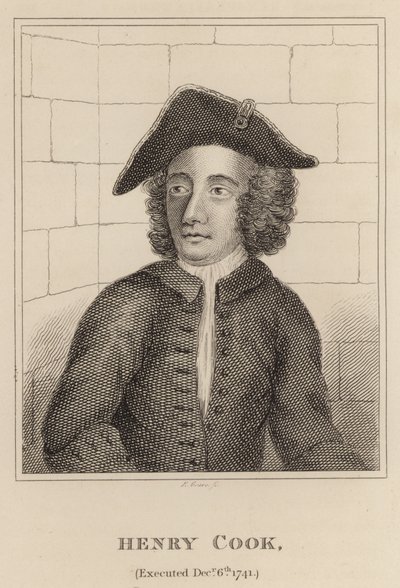 Henry Cook, 6 Aralık 1741