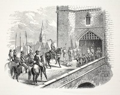 Richmonds Henry Earl (sonradan Henry VII) Belediye Başkanları vücut, pub üzerinden Shrewsbury