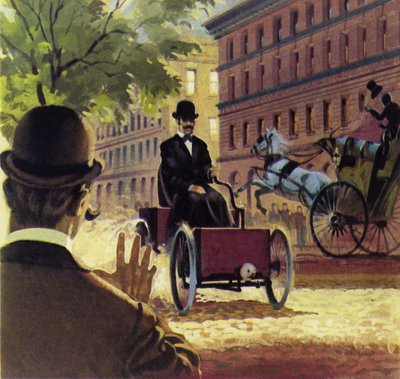 Henry Ford ilk el yapımı arabasını 1892