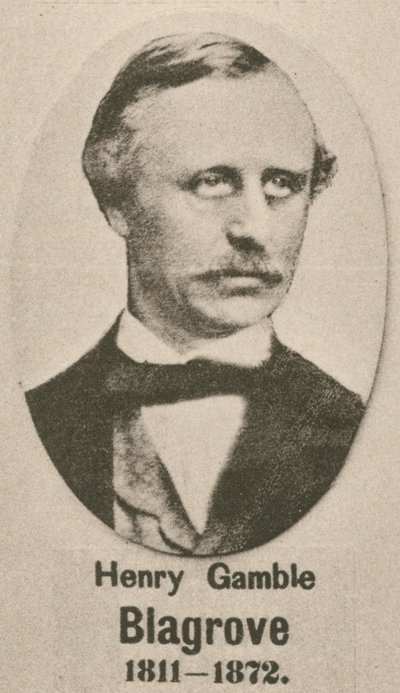 Henry Gamble Blagrove (gravür) by English School