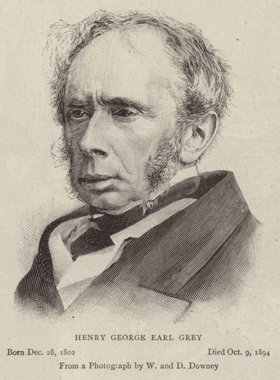 Henry George Earl Grey (gravür) by English School