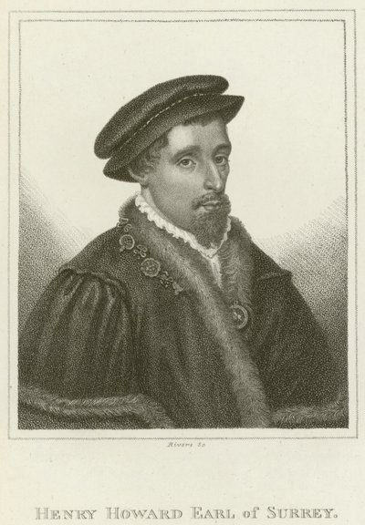 Henry Howard, Surrey Kontu (gravür) by English School