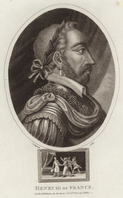 Fransa Henry III by English School