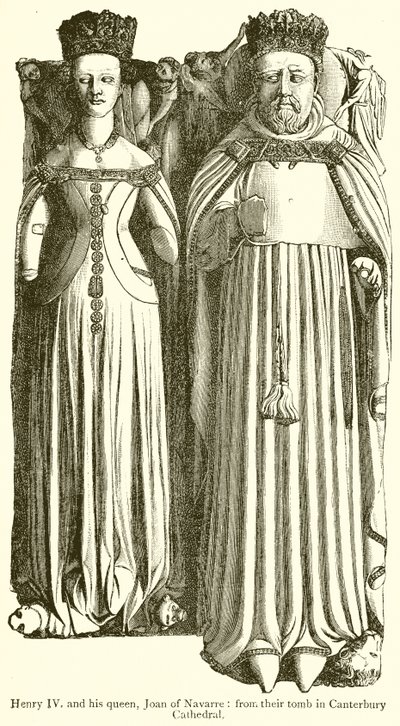 Henry IV ve Kraliçesi, Joan of Navarre by English School