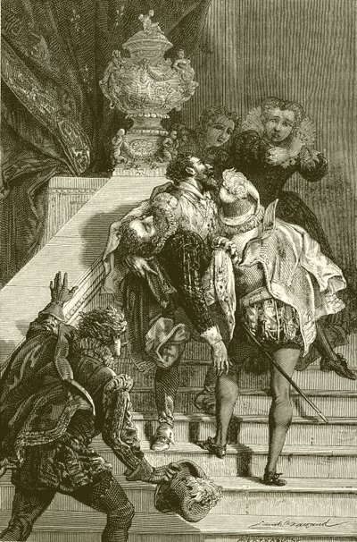 Henry IV yaralandı, Louvre