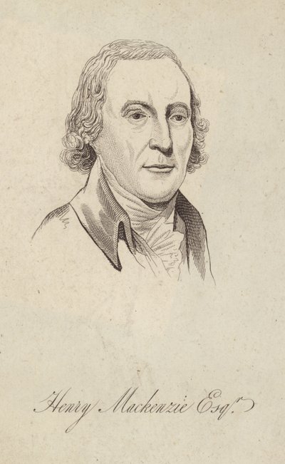 Henry Mackenzie, İskoç avukat ve romancı by English School