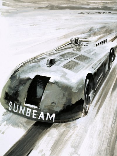 Henry Segrave, 200mph bariyerini aşan ilk adamdı. by English School
