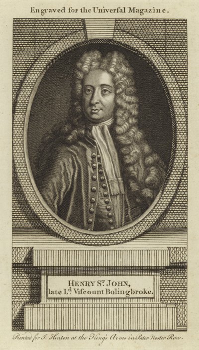 Henry St John, Geç Lord Vikont Bolingbroke by English School