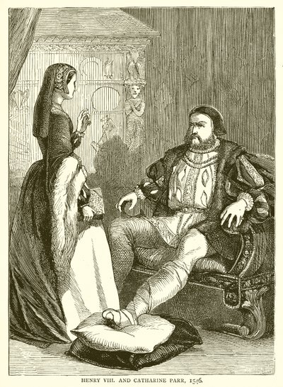 Henry VIII ve Catharine Parr, 1546 by English School