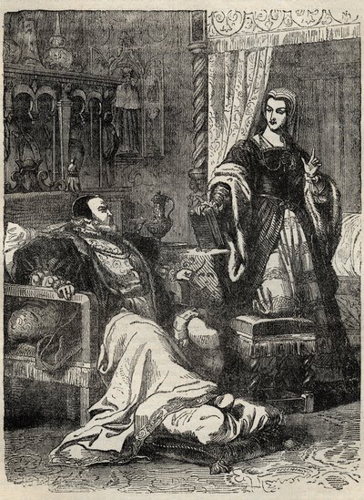 Henry VIII ve Kraliçe Catherine Parr (1512-1548) - Cassell Petter & Galpin
