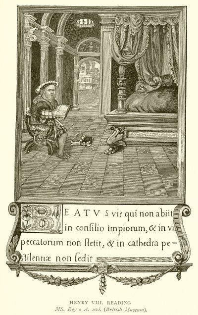 Henry VIII okuma by English School