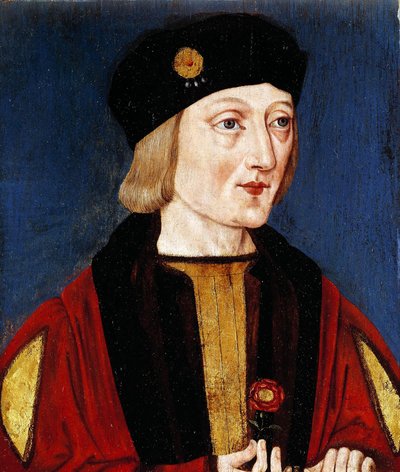 Henry VII (hükümdarlığı 1485-1509) İngiliz Okulu tarafından by English School