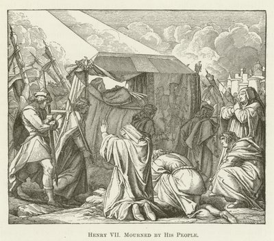 Henry VII, Halkının Yasını Tuttu by English School