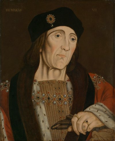 Henry VII, c.1505 (panel üzerine yağlıboya) by English School