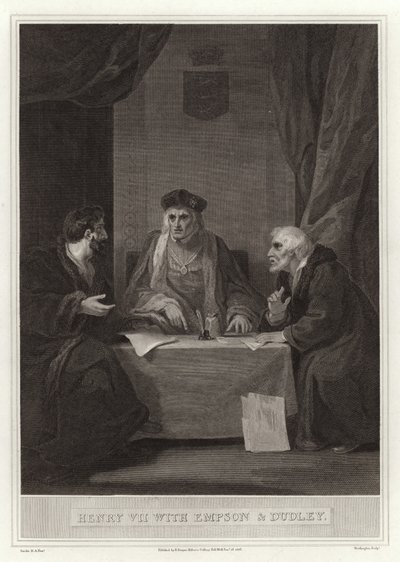 Empson ve Dudley ile Henry VII by English School