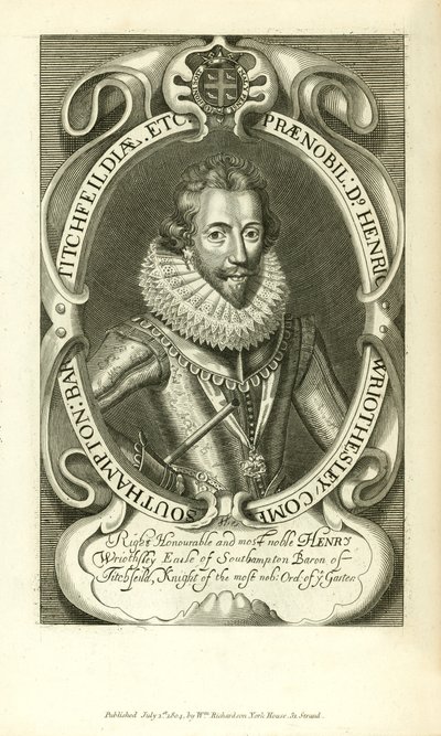 Henry Wriothsley, Southampton Kontu by English School