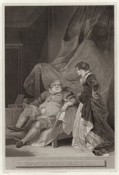 8. Henry ve Catharine Parr by English School