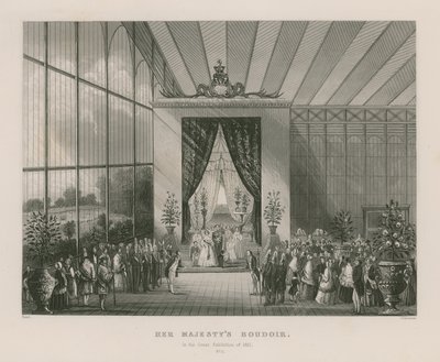 1851 Büyük Sergisinde Majestelerinin Boudoir