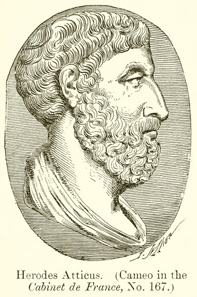 Herodes Atticus. (Fransa Kabinesinde Cameo, No. 167) by English School