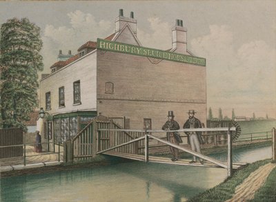 Highbury Sluice House Tavern, Islington, Londra by English School