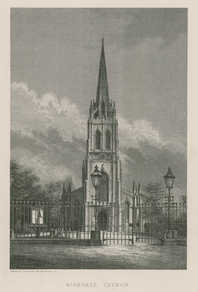 Highgate Kilisesi, Londra by English School