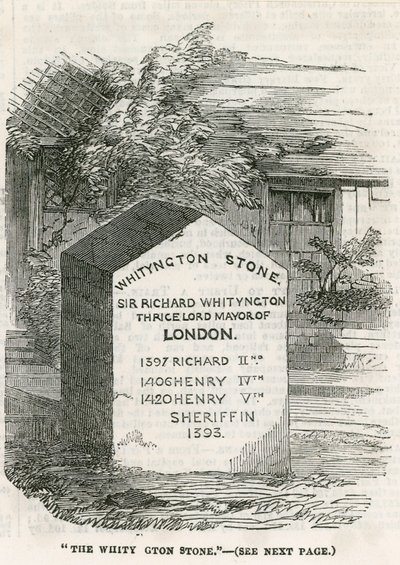 Highgate Tepesi, Whittington Taş by English School