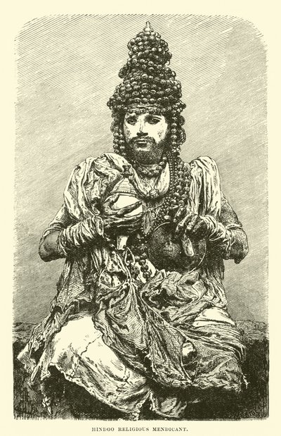 Hindu dini dilenci by English School