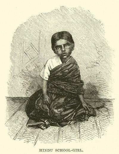 Hindu Liseli Kız by English School