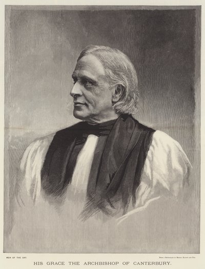 Canterbury Başpiskoposu Majesteleri (gravür) by English School