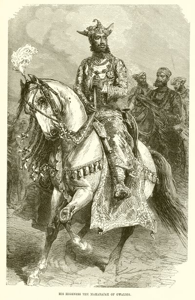 Ekselansları Gwalior Mihracesi by English School
