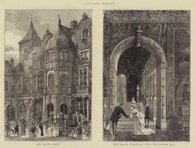 Hollanda Evi (gravür) by English School
