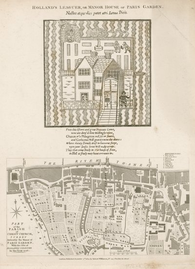 Hollands Leaguer veya Paris Garden Malikanesi, Christ Church, Surrey by English School
