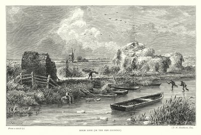 Holm Lode, Fen Ülkesinde (gravür) by English School