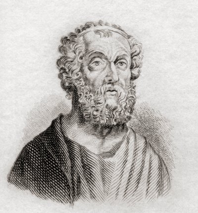 Homeros, 1825 by English School