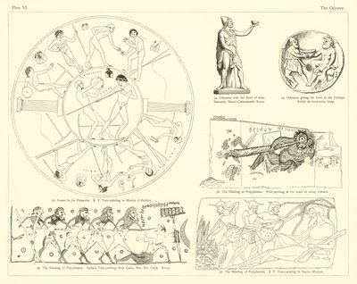 Homeros Odyssey by English School