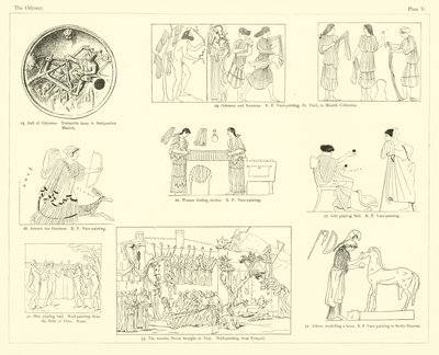 Homeros Odyssey by English School