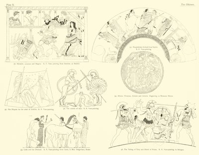 Homeros Odyssey by English School