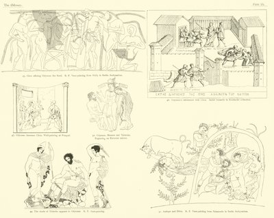 Homeros Odyssey by English School