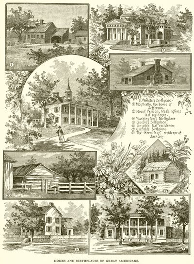 Büyük Amerikalıların Evleri ve Doğum Yerleri by English School