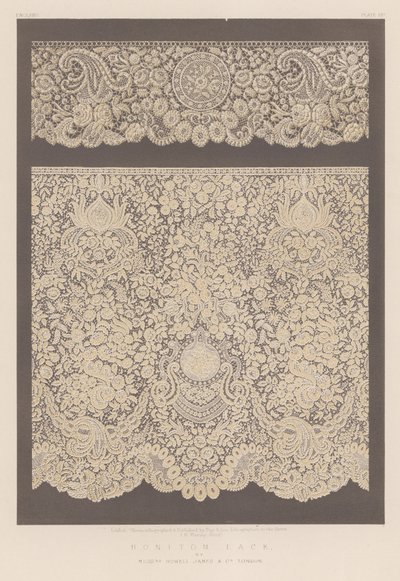 Honiton Lace, Messrs Howell James and Co, Londra by English School