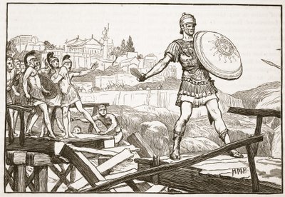 Horatius Cocles, Köprüyü Savunuyor by English School