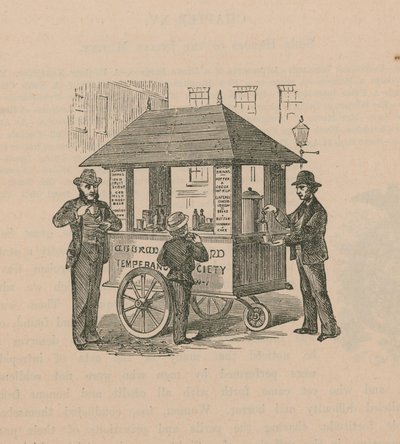 Temperance Society tarafından sağlanan sıcak içecekler by English School