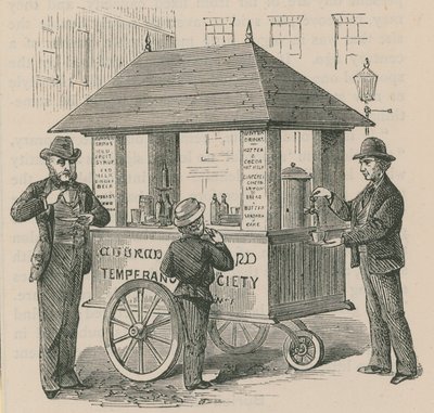 Temperance Society tarafından sağlanan sıcak içecekler by English School